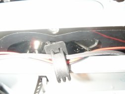Terrible shot of one of the HDD's, much glare.